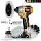 Drill Brush Power Scrubber By Useful Products 5 in W 5 in L Brush, White W-S-E42O-QC-DB - alternate 3